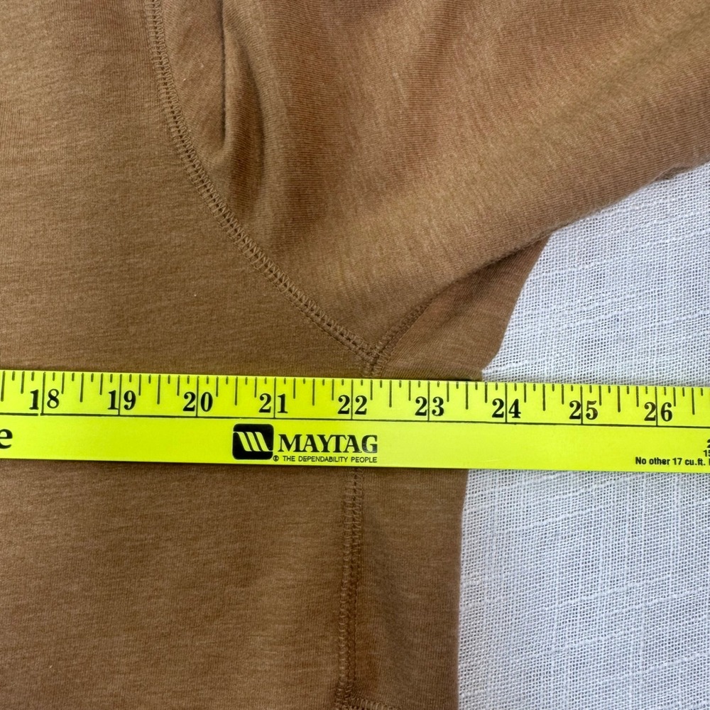 The North Face Brown Pullover Men XL Logo Granola Gorpcore Fall Basic Utility - Picture 11 of 13
